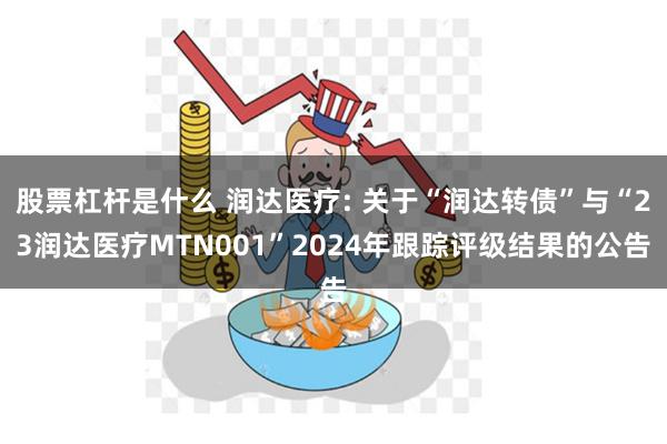 股票杠杆是什么 润达医疗: 关于“润达转债”与“23润达医疗MTN001”2024年跟踪评级结果的公告